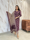 Manjusha Plum Kurta Suit Set