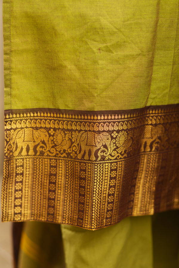 Harit Sutra kanchi cotton Suit Set