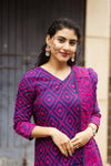 Neelambara Raga Jamdani Suit Set
