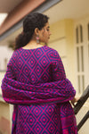 Neelambara Raga Jamdani Suit Set