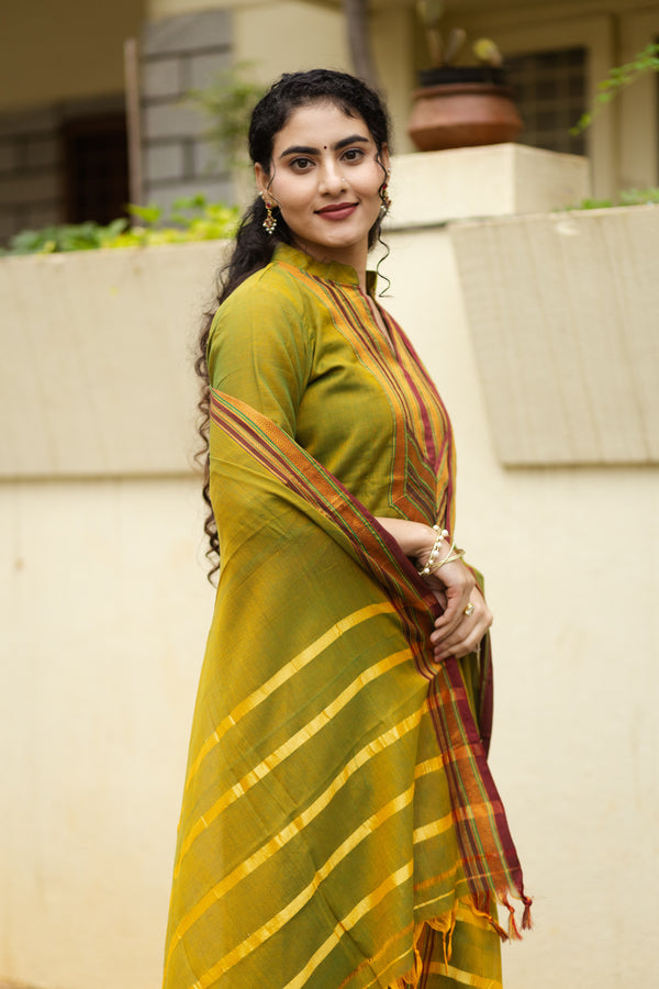 Narayanpeth Ivana Lined Suit Set