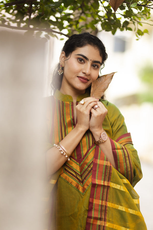 Narayanpeth Ivana Lined Suit Set