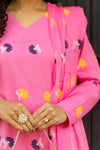 Whisper Bloom Jamdani Cotton Suit Set