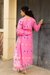 Whisper Bloom Jamdani Cotton Suit Set