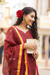 Mahul ⭐Premium Pure Linen Jamdani Suit Set