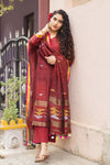 Mahul ⭐Premium Pure Linen Jamdani Suit Set