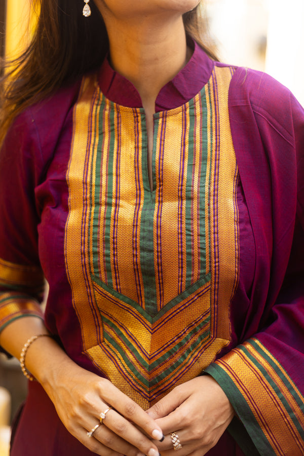 Narayanpeth Madhurima Lined Suit Set