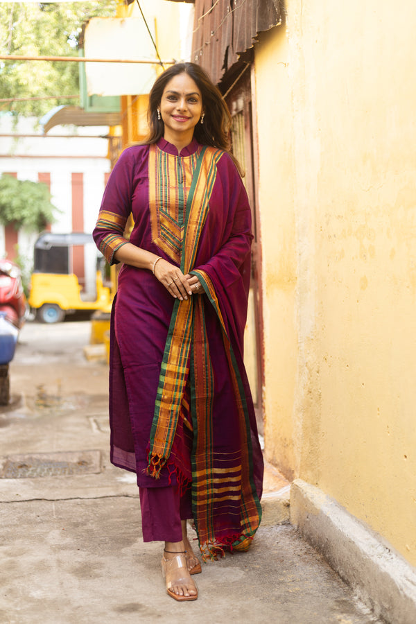 Narayanpeth Madhurima Lined Suit Set