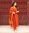 Rust Aura – Narayanpeth Cotton Suit Set