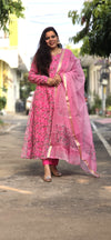 Tarunika Kota Doria Anarkali suit set