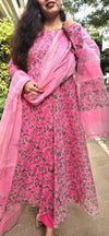 Tarunika Kota Doria Anarkali suit set