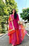 Gulabi Leher -Kota Doria Gotta Patti Skirt Sets-Festive & Wedding