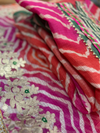 Manjima Multicolor Lehriya Kota Doria Gota Patti Set