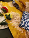 Laya Mustard Hand Block Batik Print Kurta Suit Set