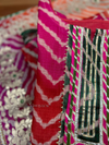Manjima Multicolor Lehriya Kota Doria Gota Patti Set