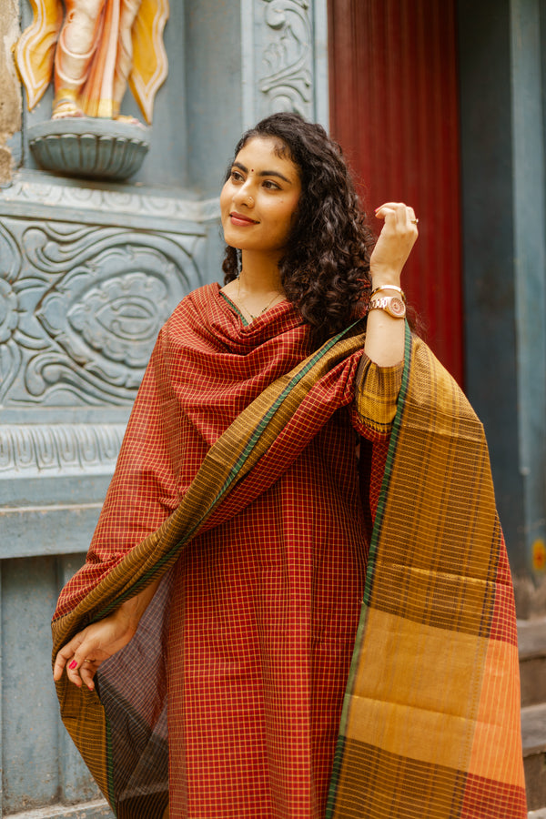 ✨Kanmani Grace inKanchi Cotton Silk Zari Elegance ✨