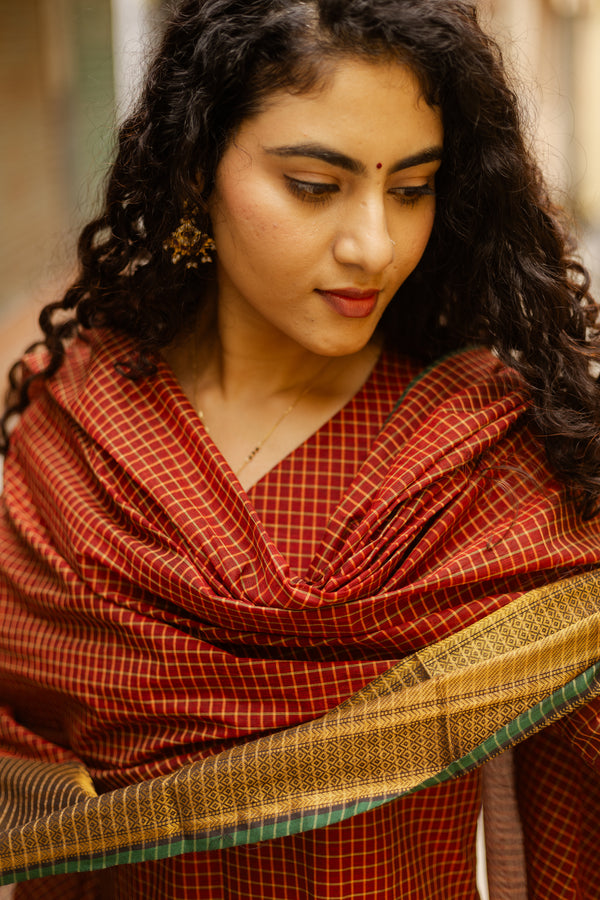 ✨Kanmani Grace inKanchi Cotton Silk Zari Elegance ✨