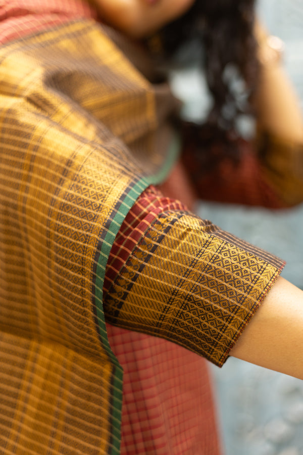 ✨Kanmani Grace inKanchi Cotton Silk Zari Elegance ✨