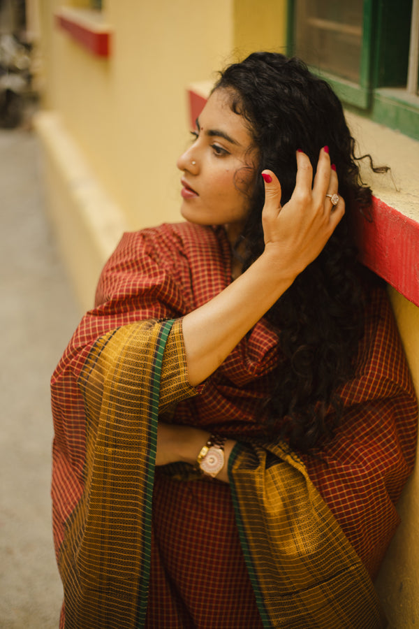 ✨Kanmani Grace inKanchi Cotton Silk Zari Elegance ✨