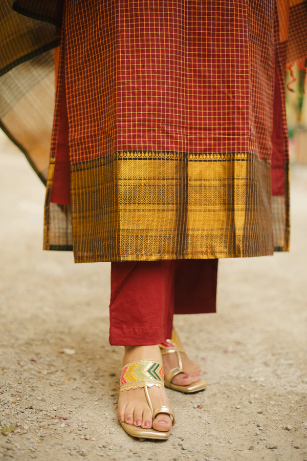 ✨Kanmani Grace inKanchi Cotton Silk Zari Elegance ✨