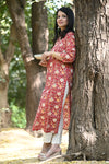 Ruhi Red Casual Kurta