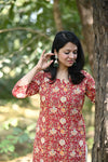 Ruhi Red Casual Kurta