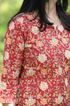 Ruhi Red Casual Kurta