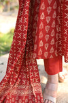 Myra Red Anarkali Suit Sets