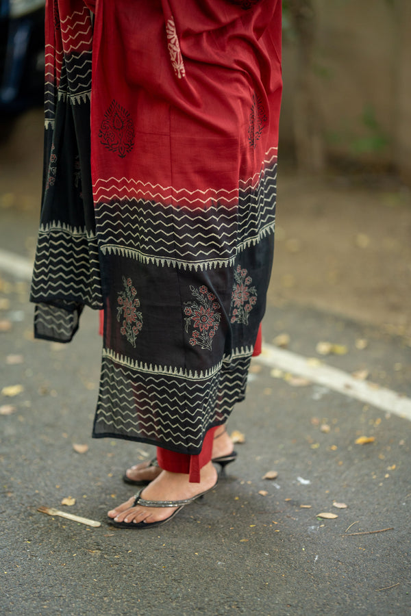 🌟Tassel Tale Heritage Cotton Kurta Set