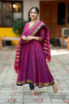 Kosha Handloom Kanchi Cotton Anarkali Set