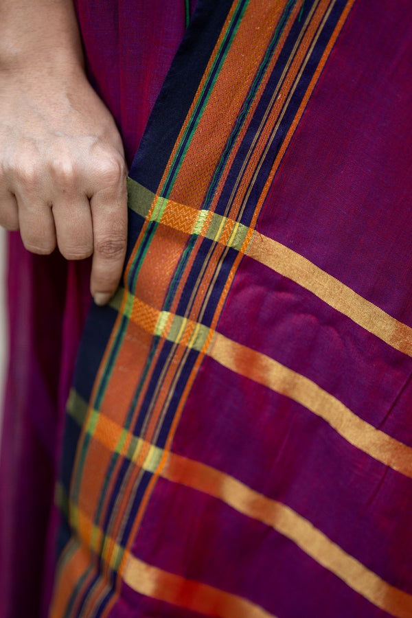 Kosha Handloom Kanchi Cotton Anarkali Set