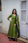 Tharvika Emerald Narayanpeth Anarkali Set