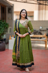 Tharvika Emerald Narayanpeth Anarkali Set