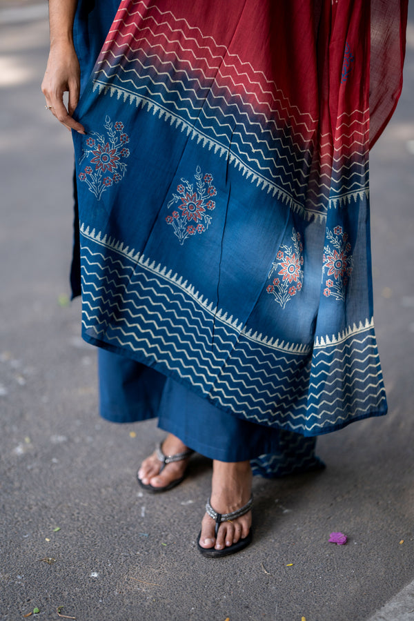 🌟Tassel Tale Heritage Cotton Kurta Set