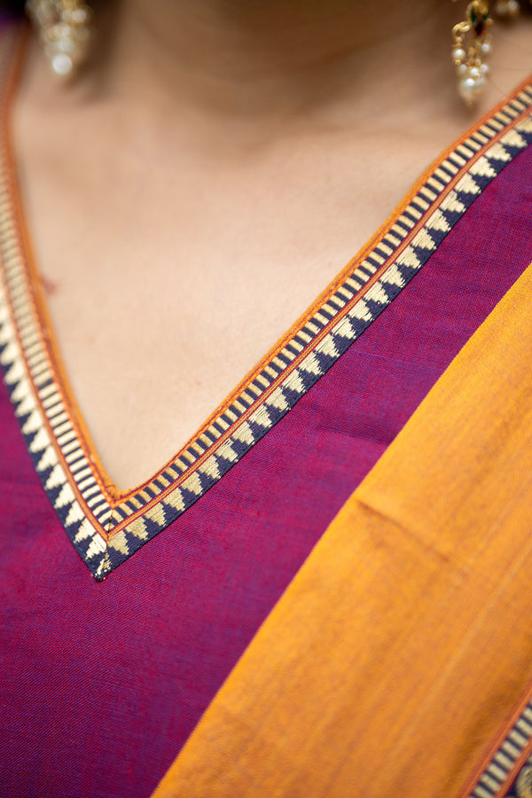 Tishara Royale Narayanpeth Handloom Cotton kurta pant Set