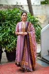 Tvarita Bloom Narayanpeth Handloom Cotton Anarkali Set