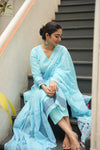 Nilanjana Cotton Jamdani Suit Set