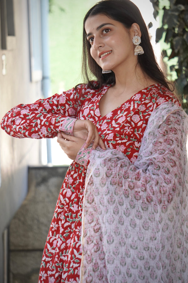 Pavitra Bloom with DupattaAnarkali Suit set
