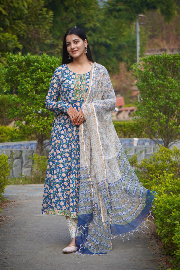 Padmika Bloom with DupattaAnarkali Suit set
