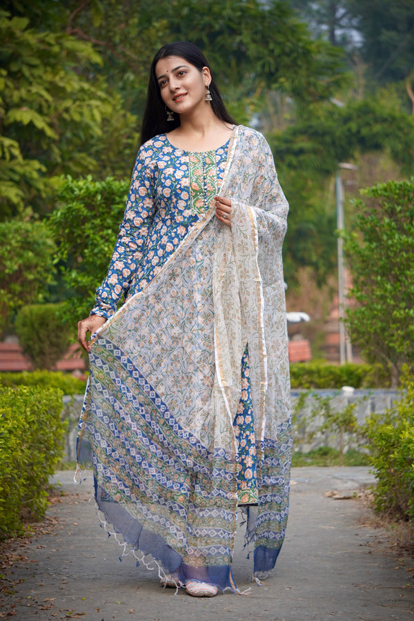 Padmika Bloom with DupattaAnarkali Suit set