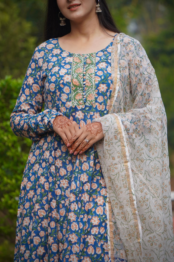 Padmika Bloom with DupattaAnarkali Suit set