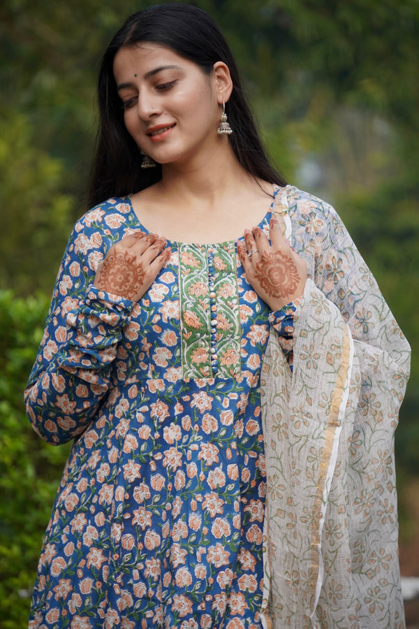 Padmika Bloom with DupattaAnarkali Suit set