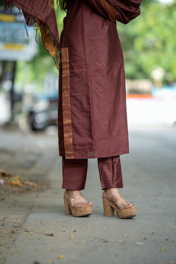 β¨ Zohira β Mangalagiri The Graceful Luxe Cotton Silk Suit