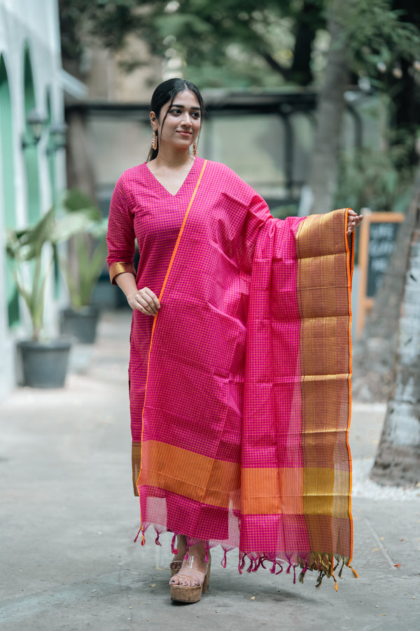 🌸 Drape Yourself with KshirjaKanchi Cotton Silk Brilliance 🌸