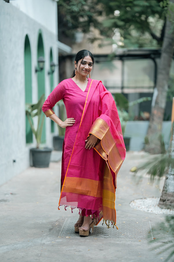 🌸 Drape Yourself with KshirjaKanchi Cotton Silk Brilliance 🌸