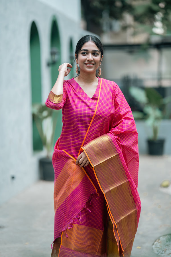 🌸 Drape Yourself with KshirjaKanchi Cotton Silk Brilliance 🌸