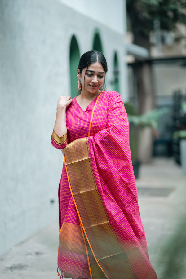 🌸 Drape Yourself with KshirjaKanchi Cotton Silk Brilliance 🌸