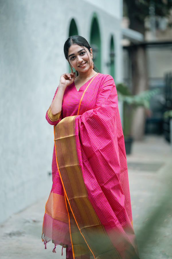 🌸 Drape Yourself with KshirjaKanchi Cotton Silk Brilliance 🌸