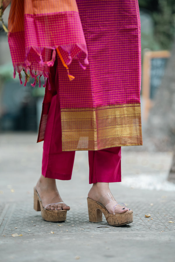 🌸 Drape Yourself with KshirjaKanchi Cotton Silk Brilliance 🌸