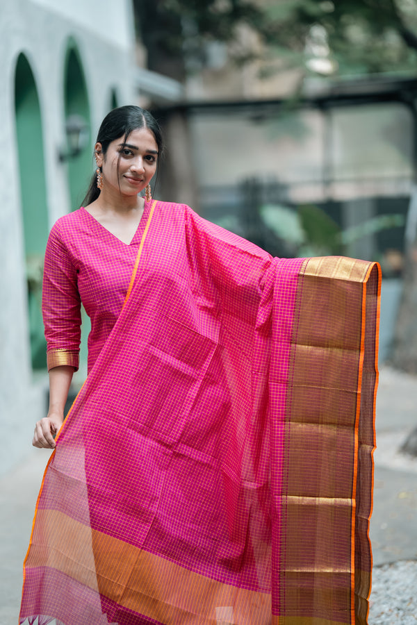 🌸 Drape Yourself with KshirjaKanchi Cotton Silk Brilliance 🌸